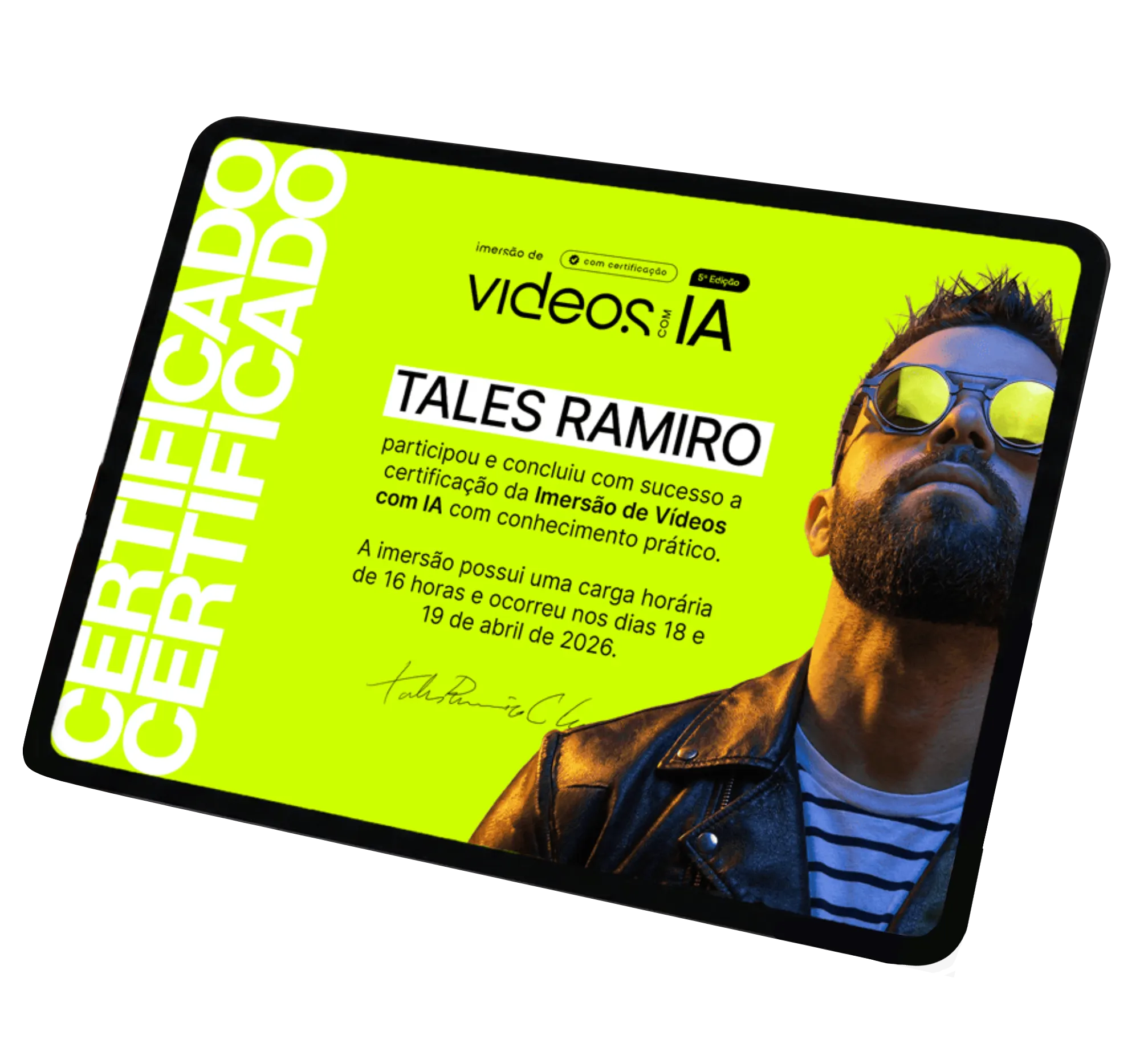 Certificado da Imersão